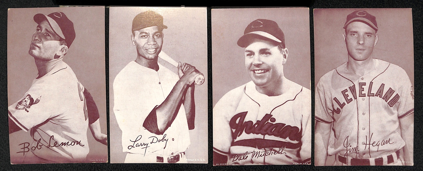 Lot of 15 Baseball Exhibit Cards from 1947-1961 w. Ted Williams
